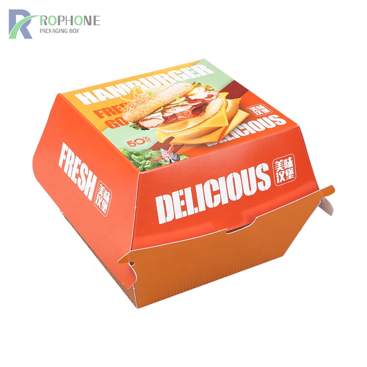Hộp đóng gói bánh burger